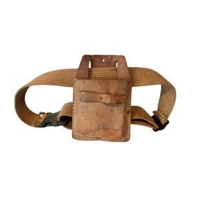 Nicholas Top Grain Cowhide Leather Tool Belt Pouch #409